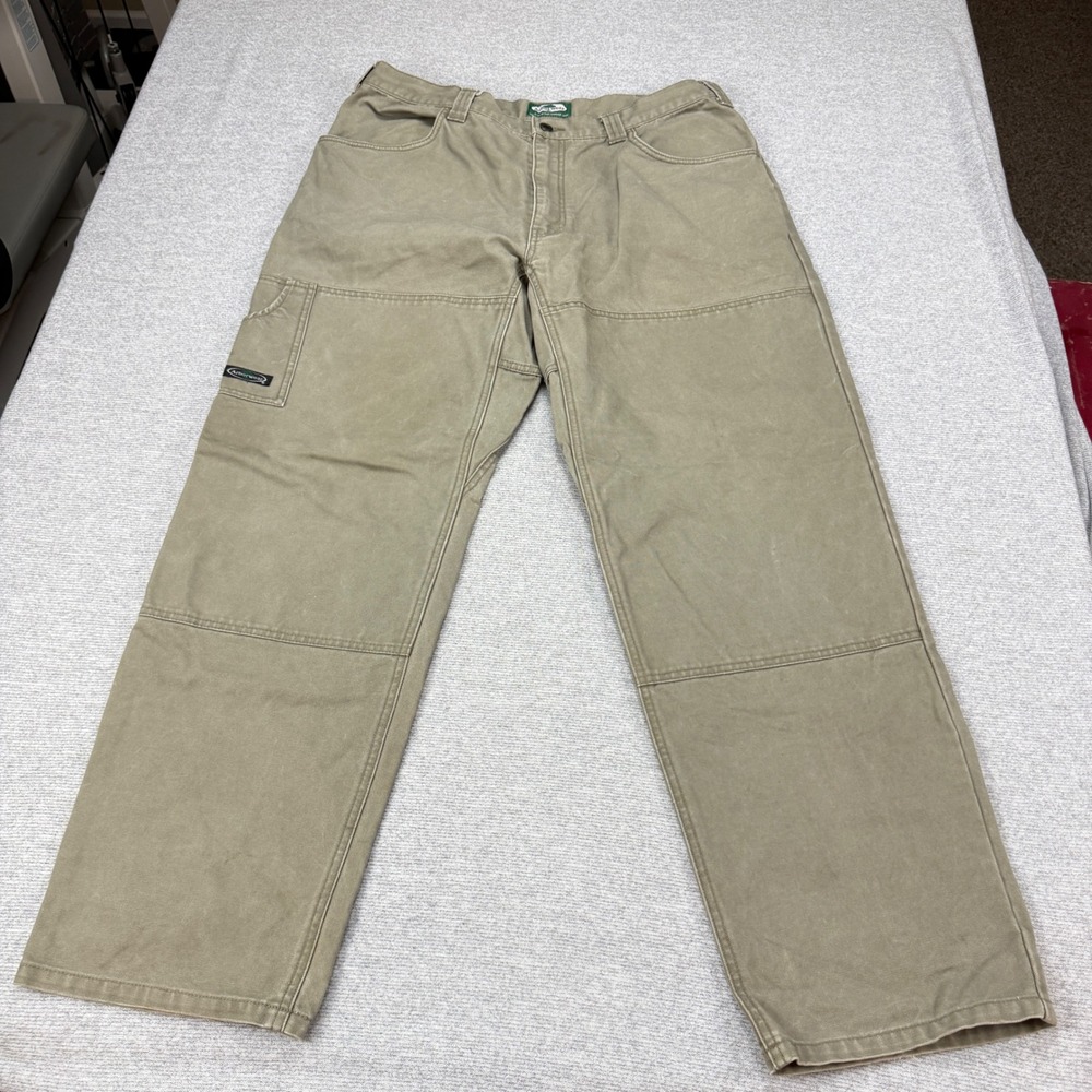 Arborwear Original Tree Climbers Gear Pants Mens 38x32 Green  Canvas‎ Work Dist